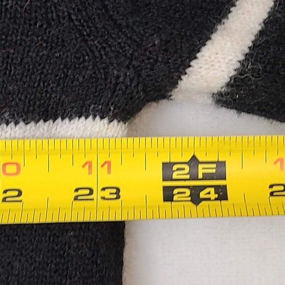 H&M Sweater Women's Black White Stripe Medium - Picture 6 of 8
